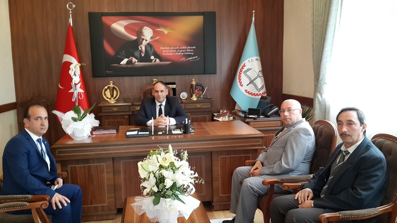 BASK Kırklareli İl Temsilciliğinden Milli Eğitim Müdürüne Hayırlı olsun ziyareti