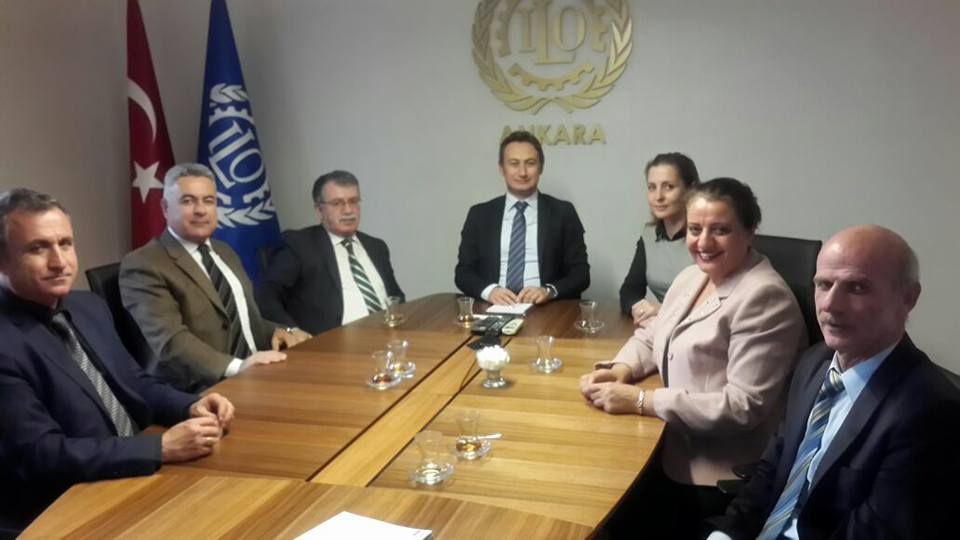 BASK; ILO Türkiye Direktörü Numan Özcan’ı Ziyaret Etti.