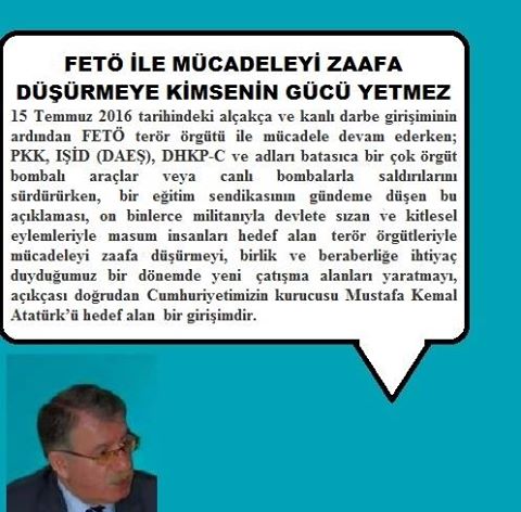Atatürk’e ve Cumhuriyet Değerlerine Saldıranlar Gaflet, Dalalet ve Hatta İhanet İçindedir!