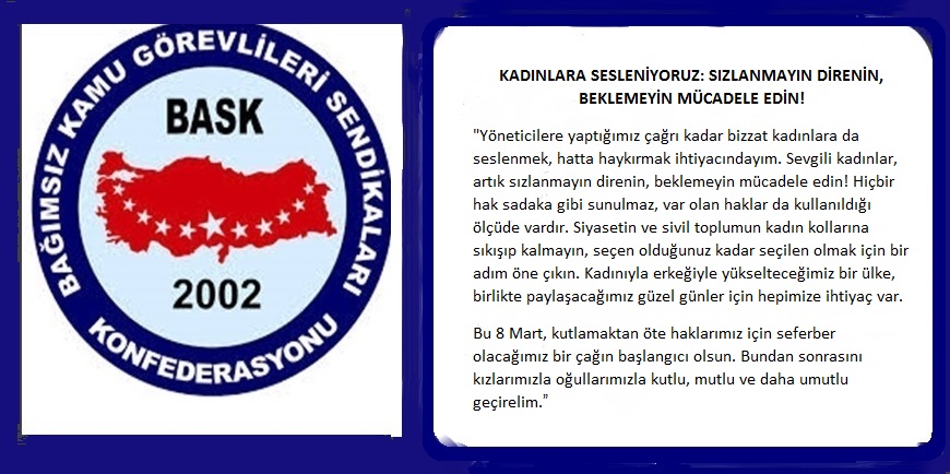 8 Mart Kutlama Değil Seferberlik Günüdür.