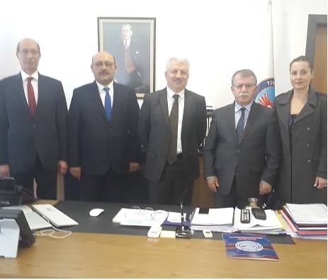 Nüfus ve Vatandaşlık İşleri Genel Müdürü Dr. Ahmet Sarıcan’a Çalışanların Sorunlarını Aktardık