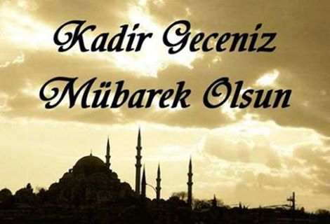 Kadir Geceniz Mübarek Olsun