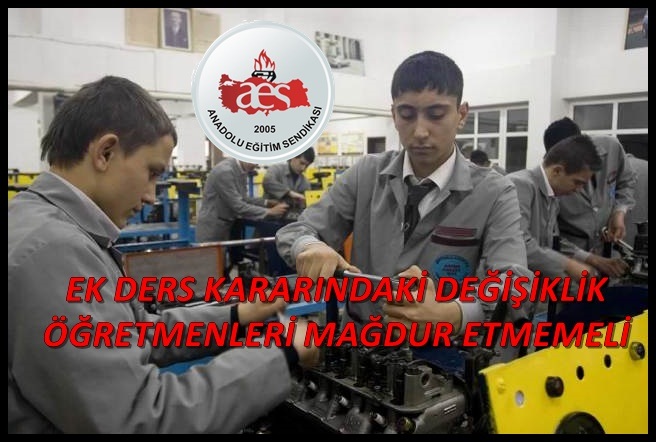 Ek Ders Kararındaki Değişiklik Öğretmenleri Mağdur Etmemeli