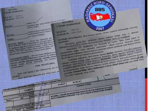 Gelir Uzmanı Üyemizin Hukuk Zaferi