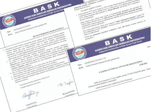 BASK:“Memurlar İkramiye ve Emekli Aylıklarında Adalet İstiyor”