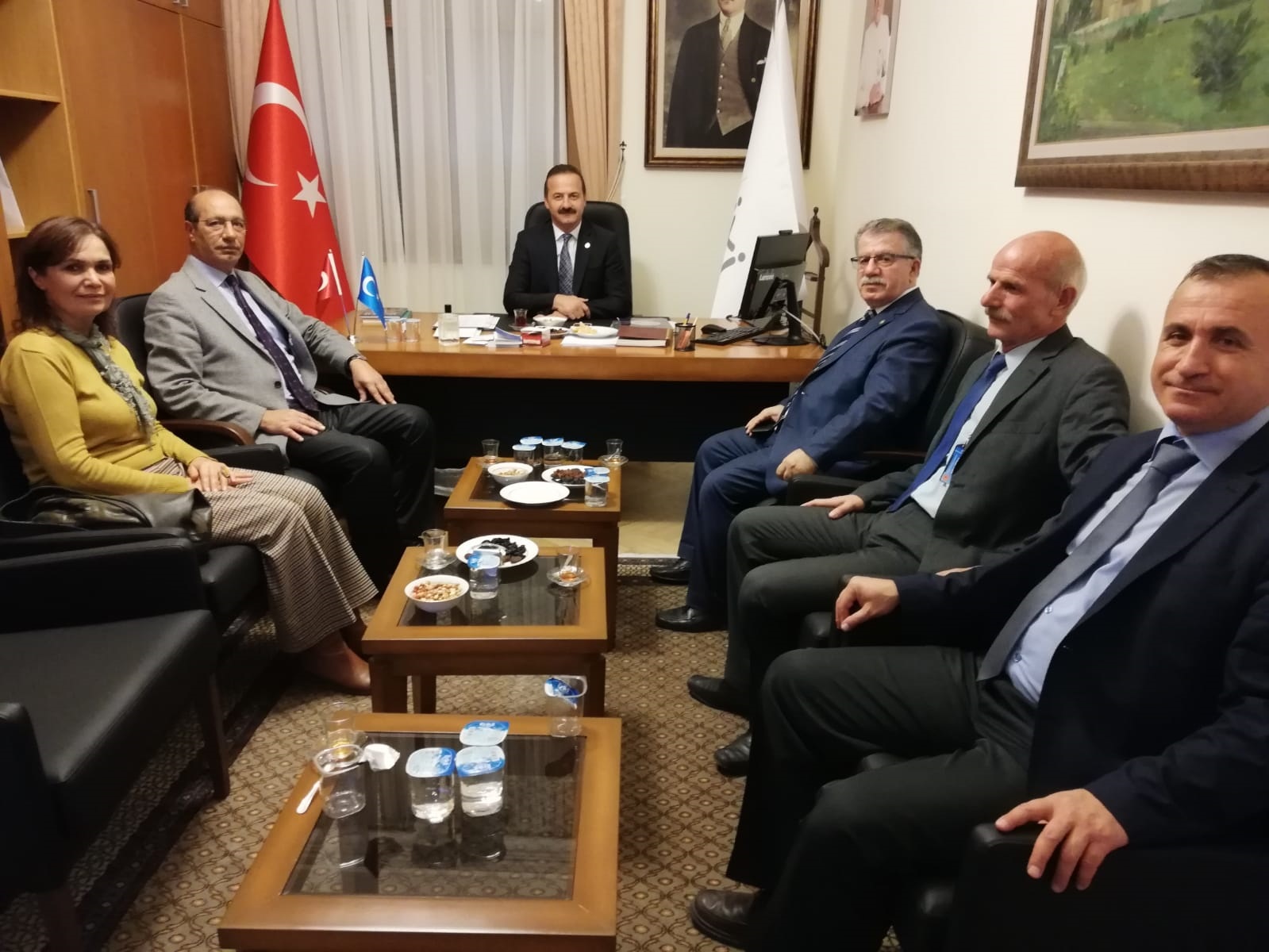 BASK’tan İyi Parti Grupbaşkanvekili Yavuz Ağıralioğlu’na Ziyaret.