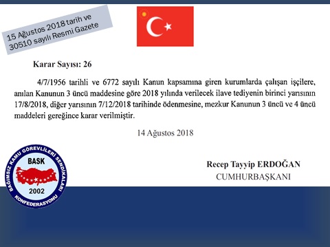 Kamu İşçileri 7 Aralıkta Son İkramiyelerini Alacak, Memura Yine Yok.