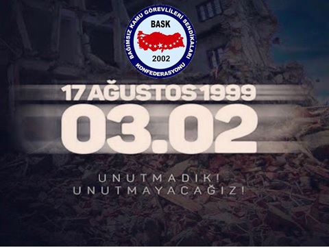 17 Ağustos Depremini 20. Yılında Unutmadık, Unutmayacağız.