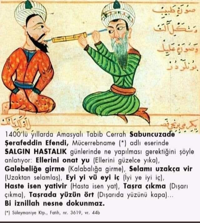 6 Asır Önce Osmanlı’da Salgınla Mücadele Önerileri Bugünkü İle Aynı