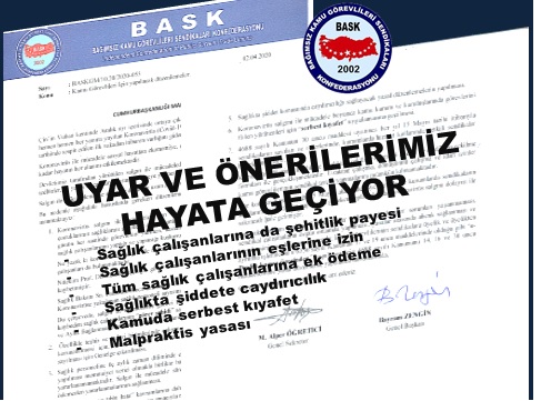 BASK'ın Uyarı ve Önerileri Hayata Geçiyor