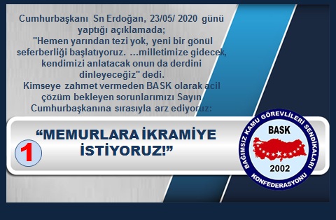 İkramiye Memurların Yasal Hakkıdır!