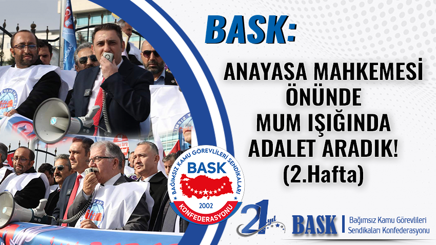 Anayasa Mahkemesi Önünde Mum Işığında Adalet Aradık! (2.hafta)