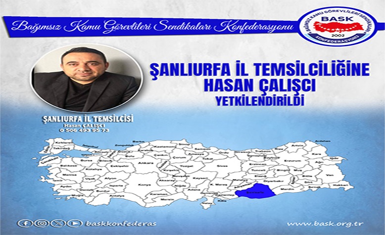 BASK hasan-calisci-bask-sanliurfa-il-temsilcisi-oldu
