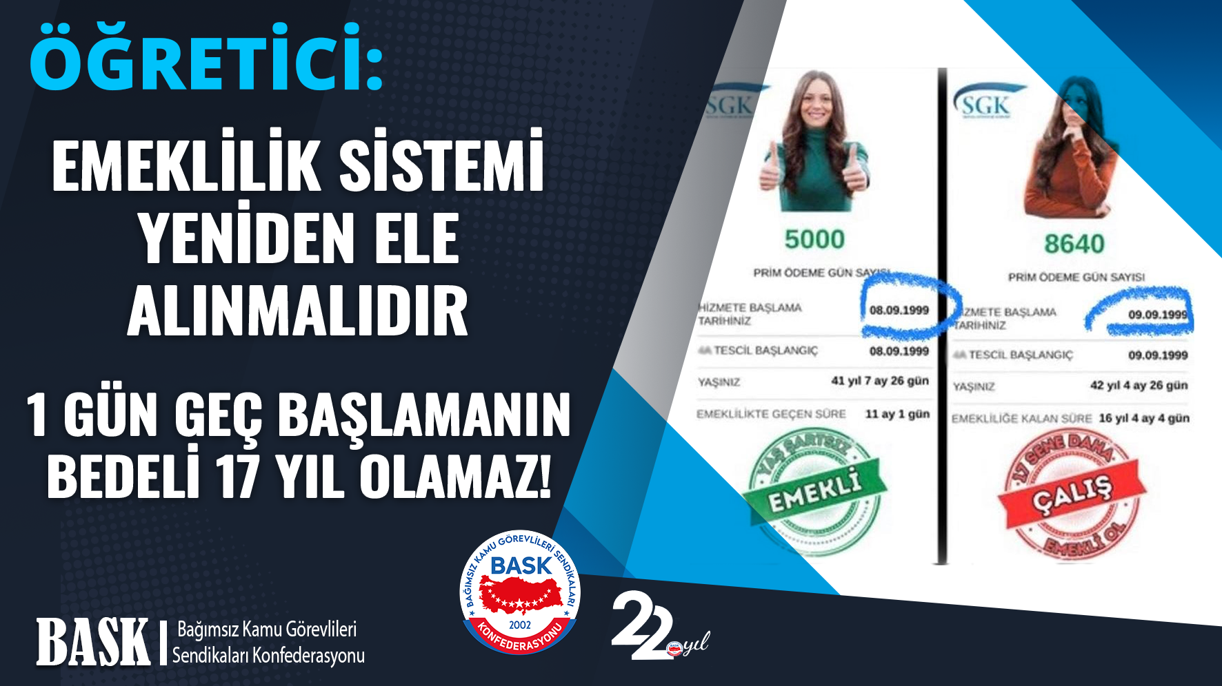 Öğretici: Emeklilik Sistemi Yeniden Ele Alınmalıdır. 1 Gün Geç Başlamanın Bedeli 17 Yıl Olamaz!